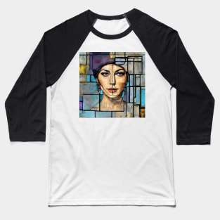 stained glass with  Monica Baseball T-Shirt